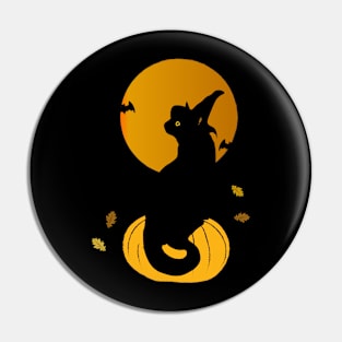 Black Cat for Halloween #2 Pin