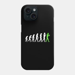 Funny Evolution Theory Zombie Humor Phone Case