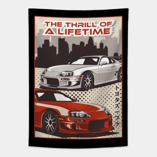 Iconic Supra MK4 Car Tapestry
