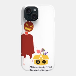 Pumpkin Head Candy Treats Phone Case