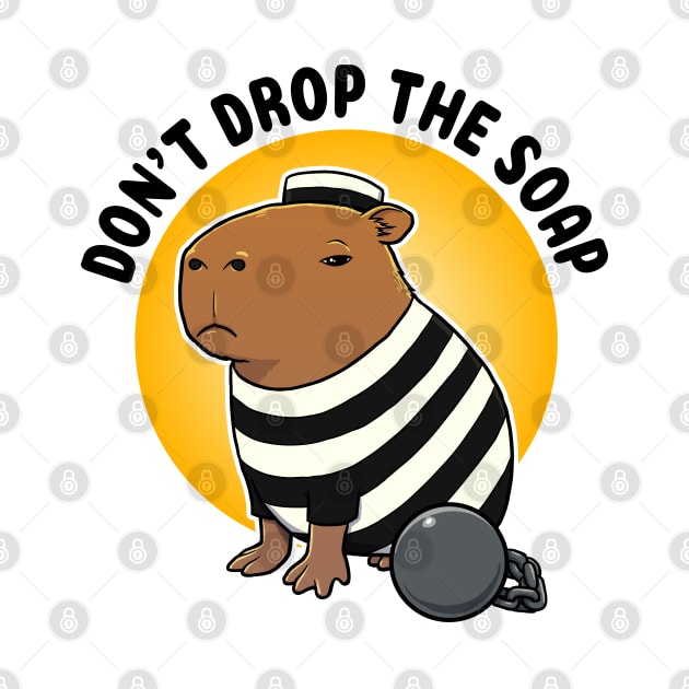 Don't drop the soap Capybara Prisioner by capydays