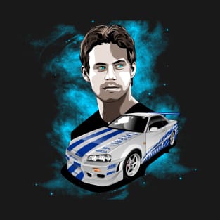 Paul Walker GTR 34 T-Shirt