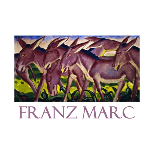 Donkey Frieze by Franz Marc by Naves