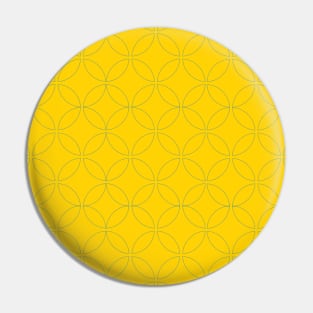 yellow green geometric pattern Pin