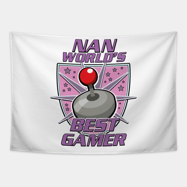 Nan World's best Gamer Tapestry by nickemporium1