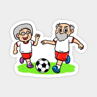 Senior soccer sports match Magnet