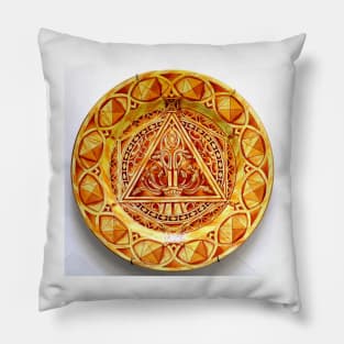 golden triangle Pillow