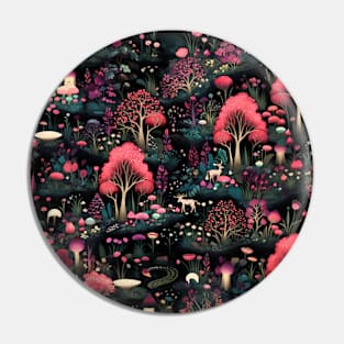 Magical Forest Pattern Pin