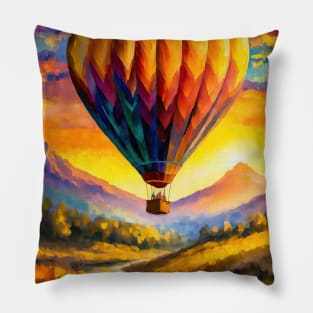 Heart air balloon Pillow