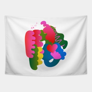 Colour love frenzy Tapestry