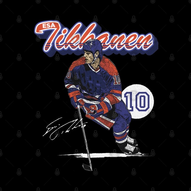 Esa Tikkanen Edmonton Retro Script by lavonneroberson