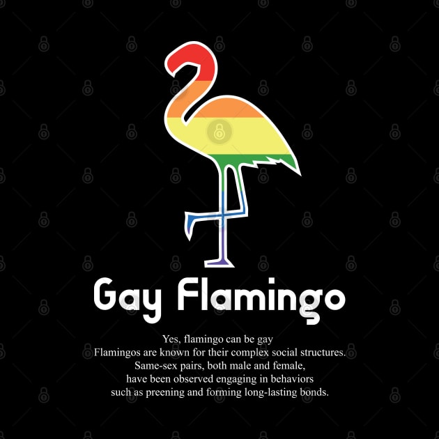 Gay Flamingo G5w - Can animals be gay series - meme gift t-shirt by FOGSJ