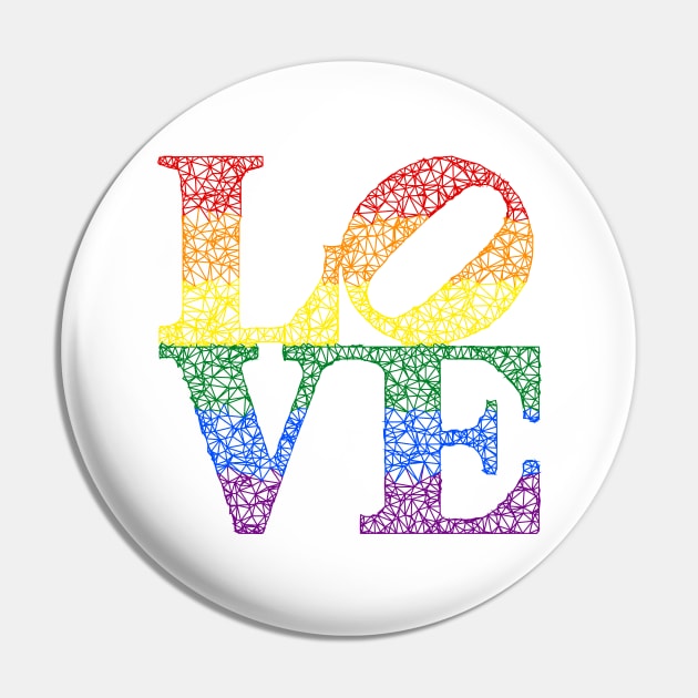 LOVE (Robert Indiana) Pin by TRIME