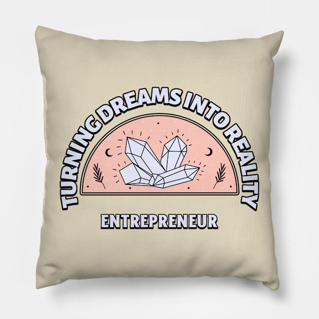 Entrepreneur Venture Pillow by MeaningfulClothing+