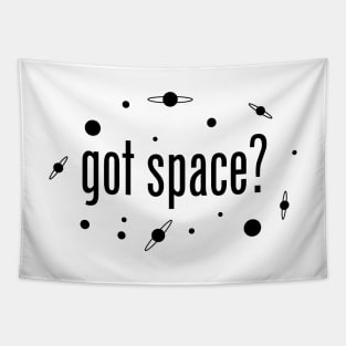 Got Space (Black) Tapestry