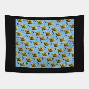 Yellow wild flower Tapestry