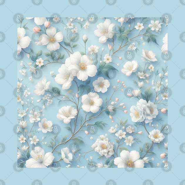 White Flowers by Jenni Arts