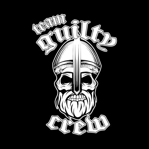 bearded skull by teamguiltycrewltd