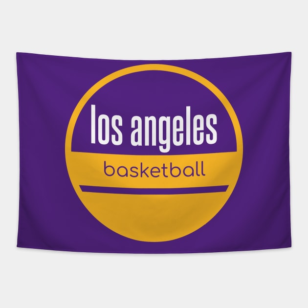 los angeles lakers basketball Tapestry by BVHstudio