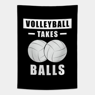 Volleyball Takes Balls - Funny Tapestry