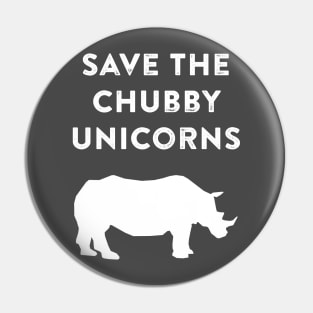 Save the Chubby Unicorns Pin