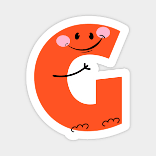 Alphabet Letter G - Engaging and Playful Initial for Children's Fun Gift Magnet