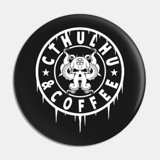 CTHULHU AND LOVECRAFT - CTHULHU AND COFFEE Pin