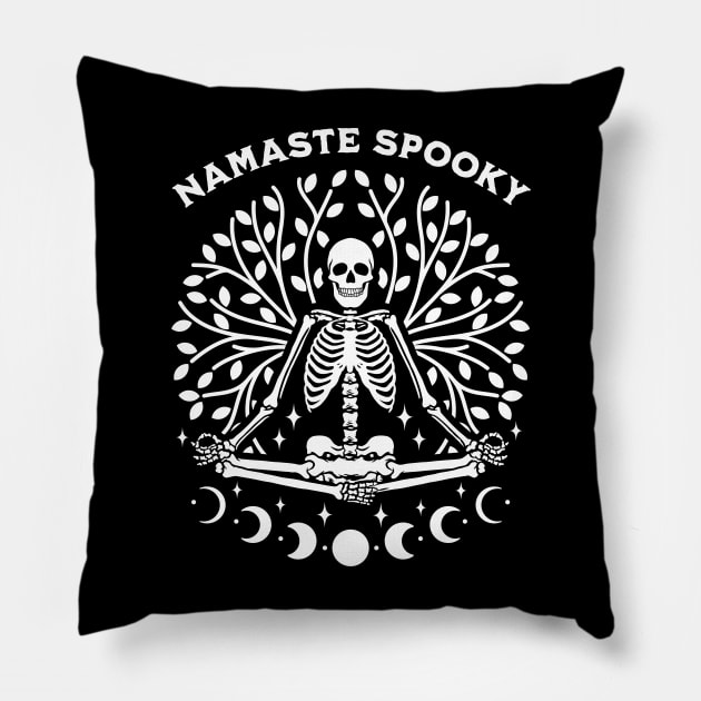 Namaste Spooky Halloween Skeleton Yoga
