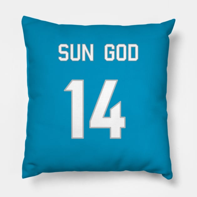 Sun God Pillow by Aussie NFL Fantasy Show