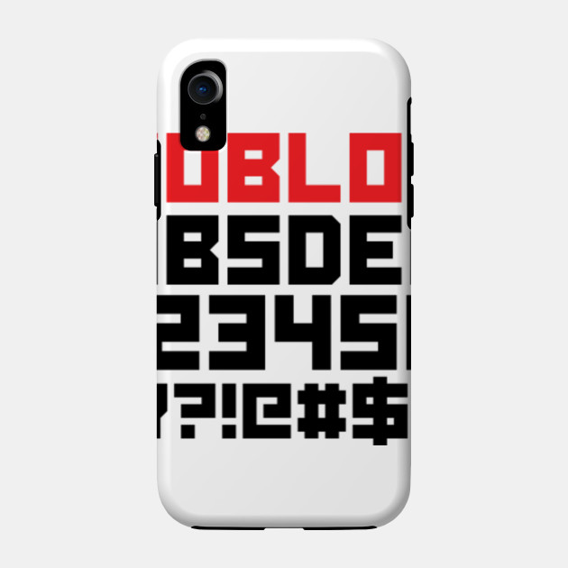 Roblox Letters Tshirt Roblox Alphabet Shirt Roblox Font Shirt Roblox Numbers Roblox Phone Case Teepublic - image result for roblox lettering symbols kids