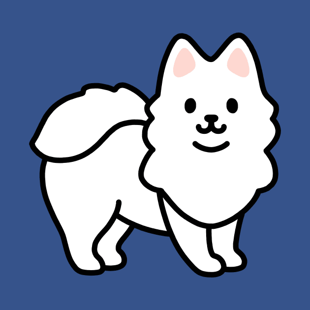 Samoyed by littlemandyart