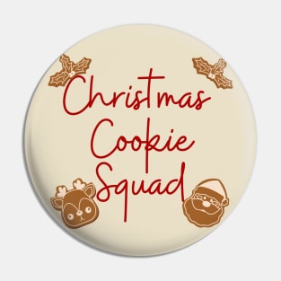 Christmas cookie squad tee Pin