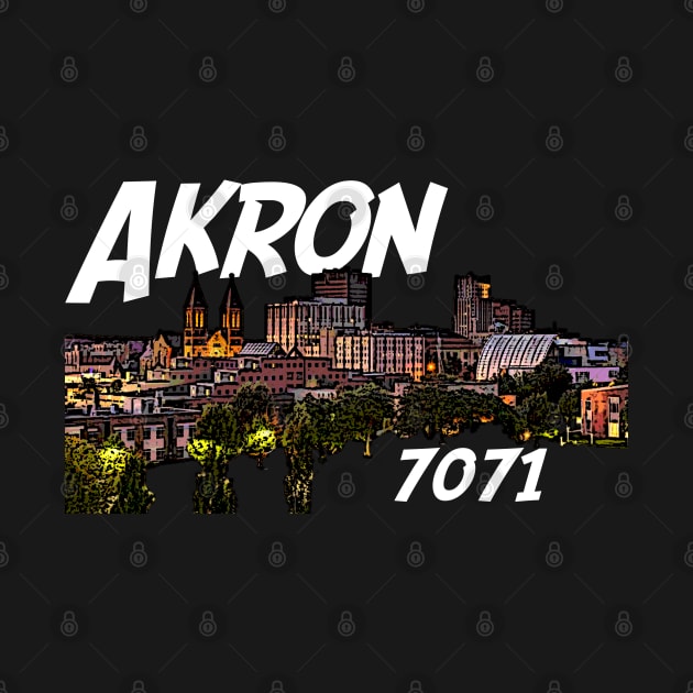 Akron Comic Book City by 7071