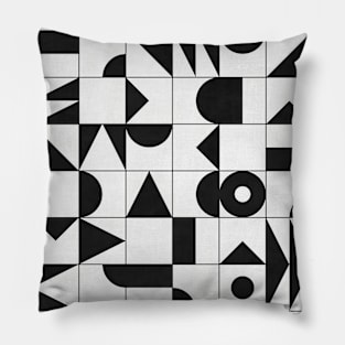 My Favorite Geometric Patterns No.10 - White Pillow