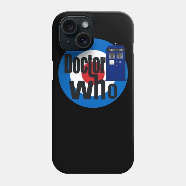 Doctor Who! (Black) Phone Case by Baldr_H