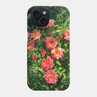 Pretty Pink Flowers Photography design with blue sky nature lovers Phone Case