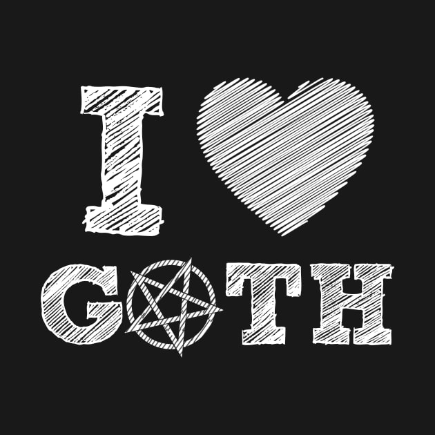 Gothic, love of the black scene by SpassmitShirts