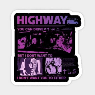 warrior nun highway to hell Magnet