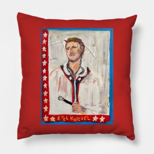 Evel Knievel Pillow