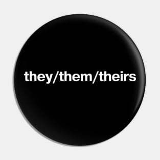 Simple pronouns: they/them/theirs Pin