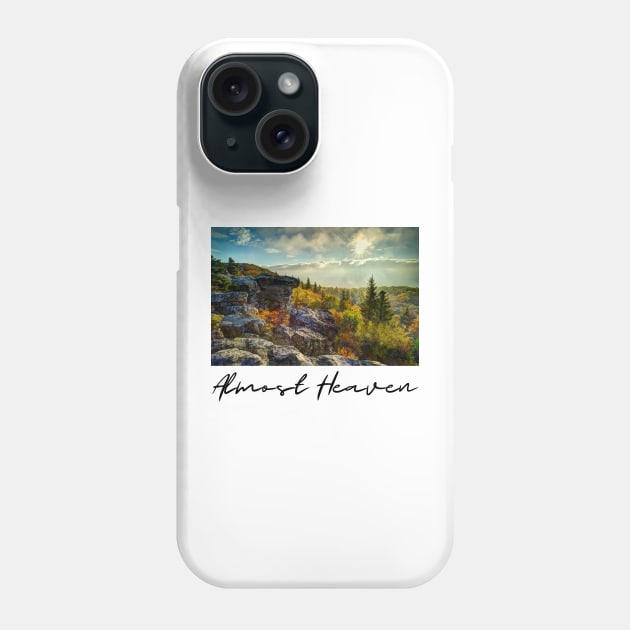 Almost Heaven WV Phone Case by West Virginia Women Work