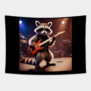 raccoon with sunglass Tapestry
