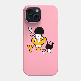 Funny mushroom character Phone Case