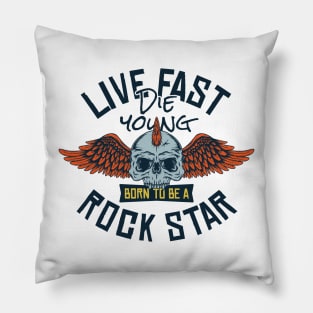 Born to be a Rock Star Pillow