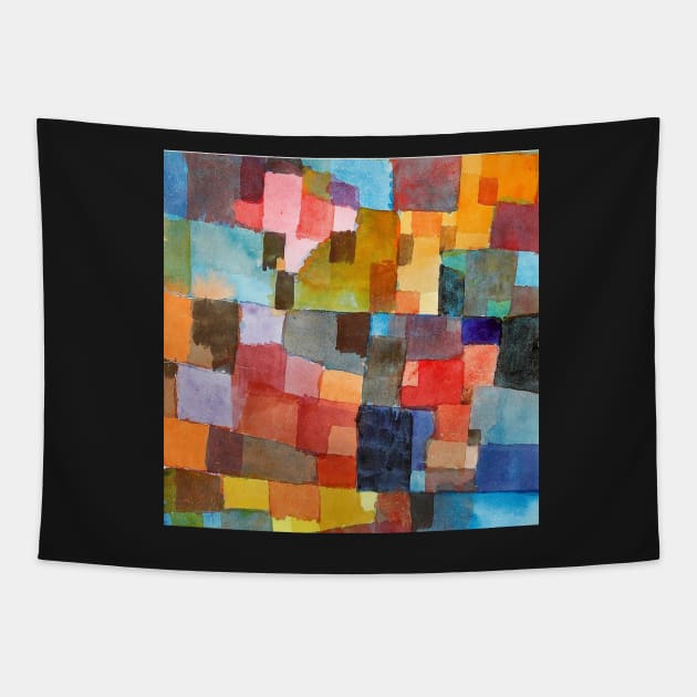 Paul klee abstract art Tapestry by Linnystore