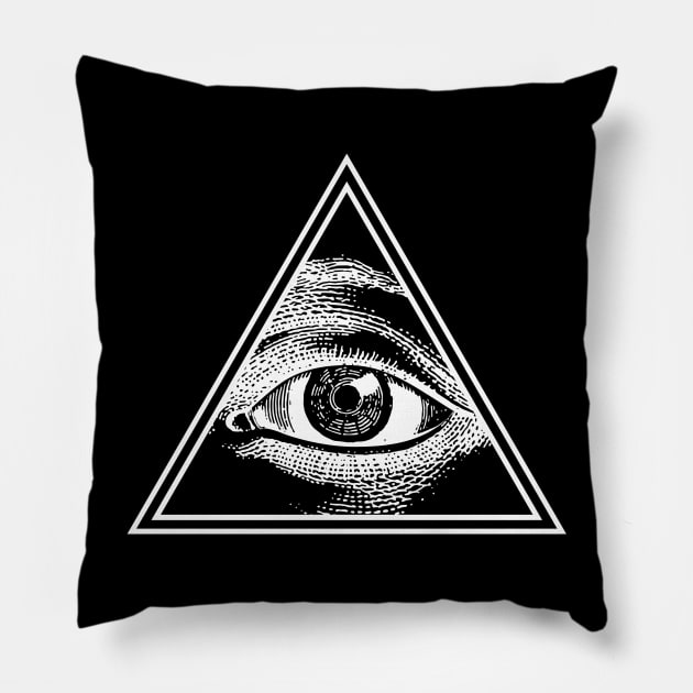 All Seeing Eye Of God Third Eye Pillow by UNDERGROUNDROOTS