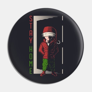 Kids stay home christmas Pin