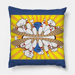 Funny Skittles Bowling Match Pillow