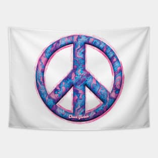 Peace Baby! Groovy Pink Tapestry