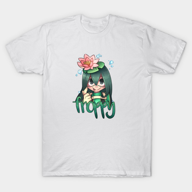 Froppy Tsuyu Asui Boku No Hero Anime T Shirt Teepublic